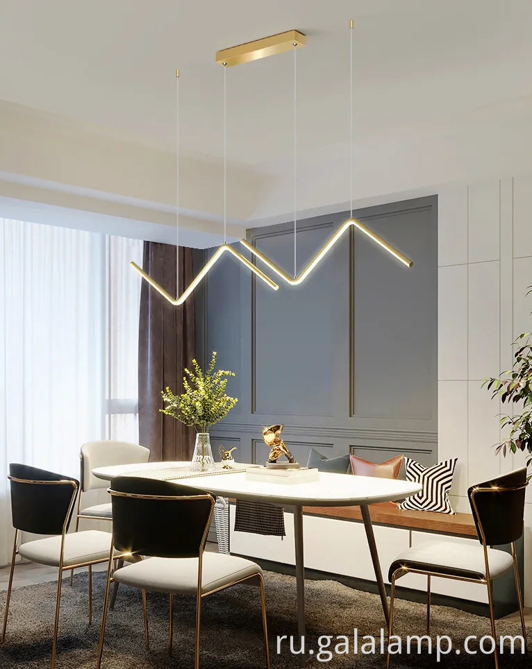 Элегантная северная маленькая люстра для современных ресторанных помещений